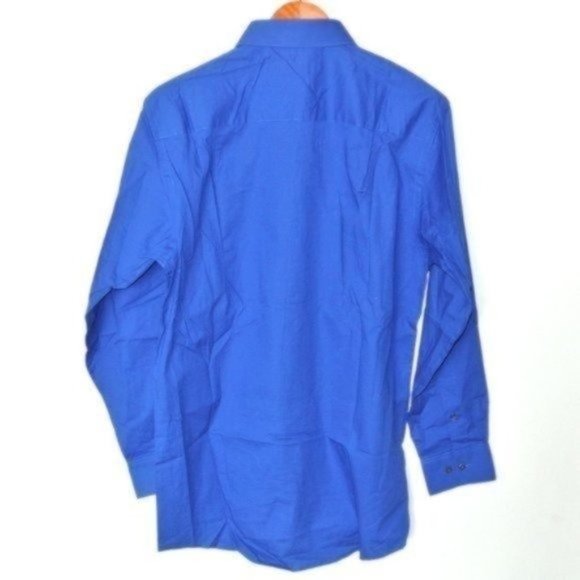 Calvin Klein Blue Button Down Shirt Regular Fit 15 - Picture 4 of 7